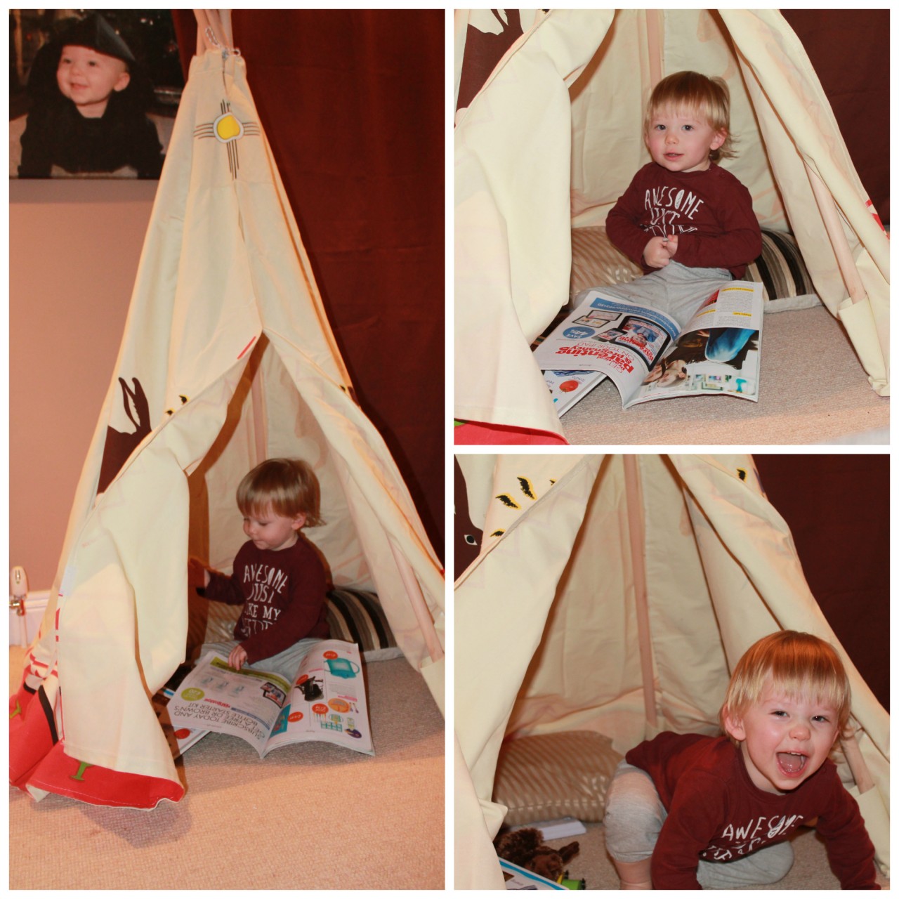 Wigwam Just Chillin in His Wigwam