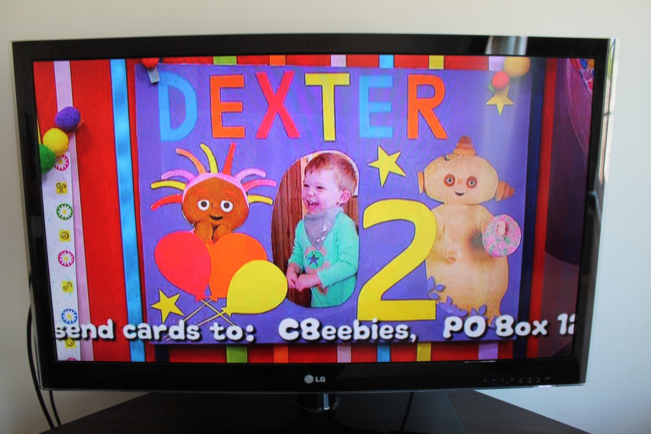 002 CBeebies, a Replica Dyson and Riding in a Police Car   all on Dexters 2nd Birthday 