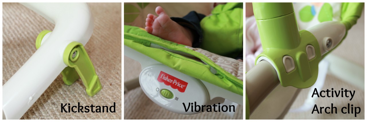 Fisher Price Heidi reviews: The Fisher Price Rainforest Friends Infant to Toddler Portable Rocker