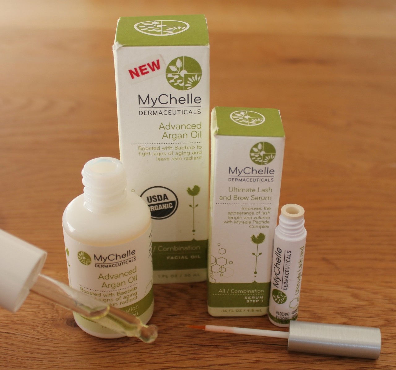 MyChelle Hero Products Hero Products from MyChelle: Advanced Argan Oil & Ultimate Lash and Brown Serum