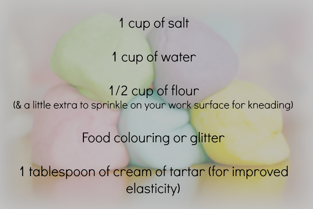 Play dough ingredient