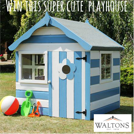 Playhouse Tell Waltons how you keep your kids entertained in your garden, and win a wooden playhouse!